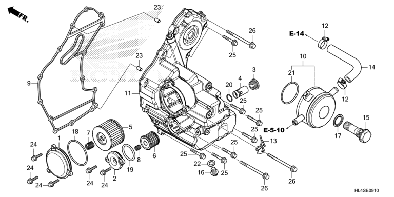 OIL COOLER/OIL TANK COVER