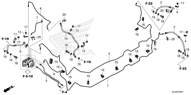 BRAKE PIPE (VSA)