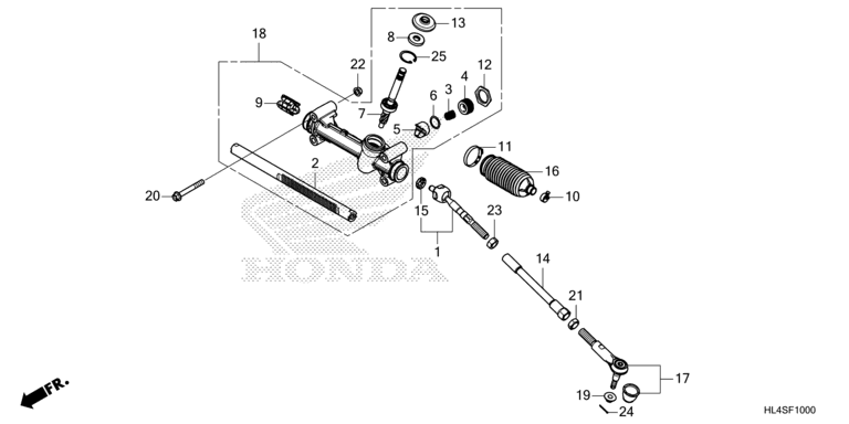 STEERING GEAR BOX/TIE ROD