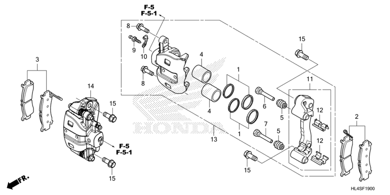 FRONT BRAKE CALIPER