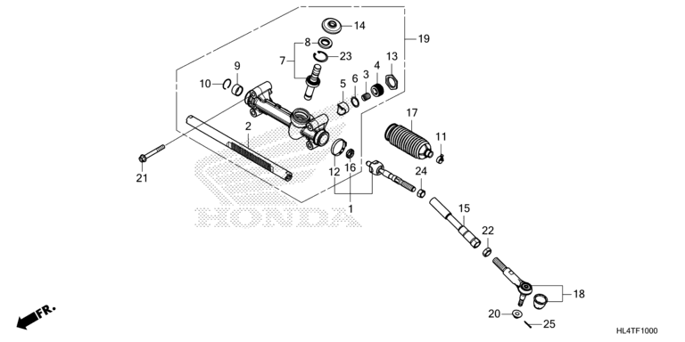 STEERING GEAR BOX/TIE ROD