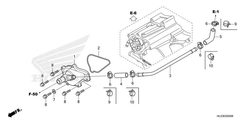 WATER PUMP COVER