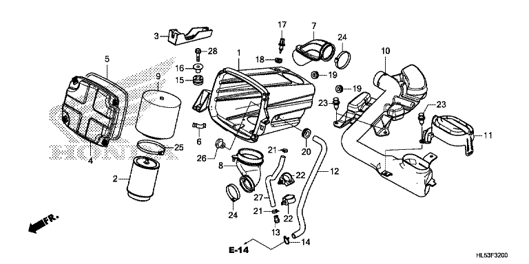 AIR CLEANER (SXS500M)