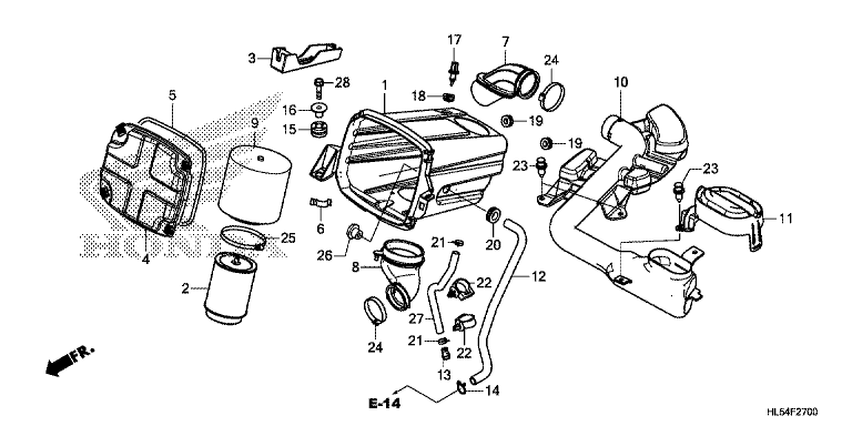 AIR CLEANER (SXS500M)