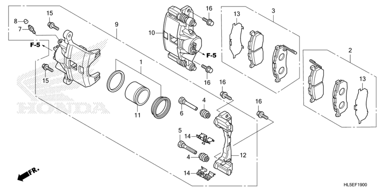 FRONT BRAKE CALIPER