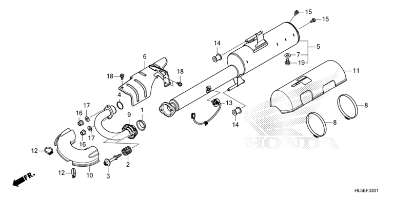 EXHAUST MUFFLER (SXS520M)