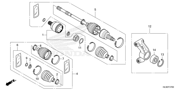REAR KNUCKLE/REAR DRIVESHAFT