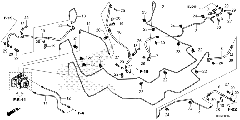 BRAKE PIPE/BRAKE HOSE (SXS1000S2R'22)