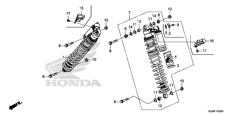 FRONT SUSPENSION (SXS1000S2R)