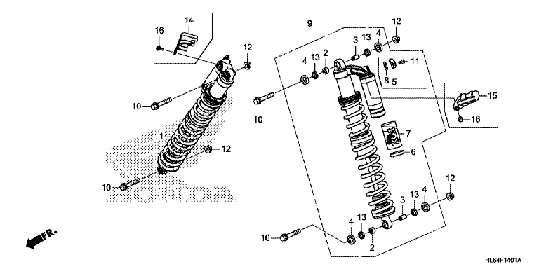 FRONT SUSPENSION (SXS1000S2X)