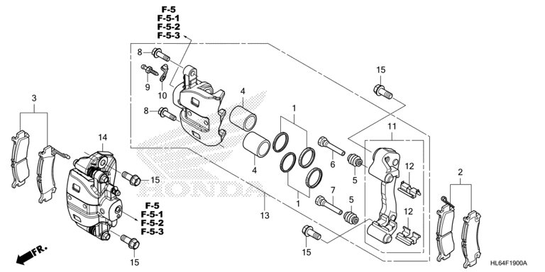 FRONT BRAKE CALIPER