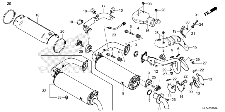 EXHAUST MUFFLER