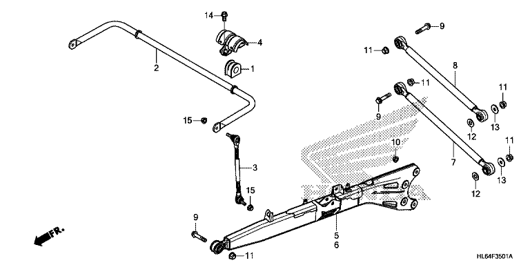 REAR ARM/REAR STABILIZER (SXS1000S2X)