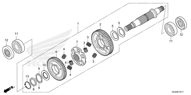 FINAL DRIVEN SHAFT