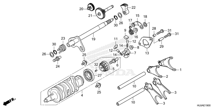 GEARSHIFT FORK (TRANSMISSION)