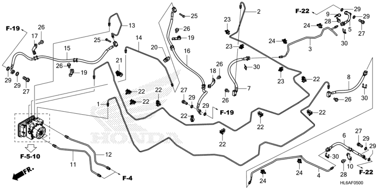 BRAKE PIPE/BRAKE HOSE (SXS1000S2R)