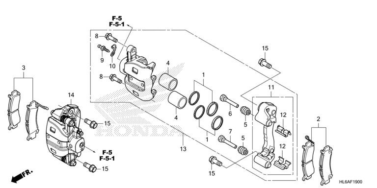FRONT BRAKE CALIPER