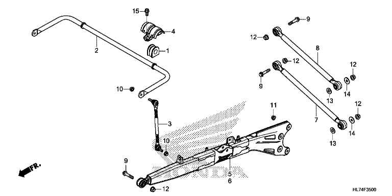 REAR ARM/REAR STABILIZER (SXS1000S4/S4D/S4X)