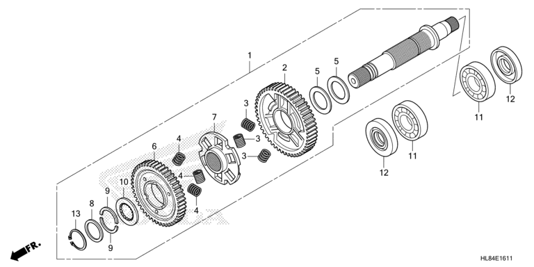 FINAL DRIVEN SHAFT