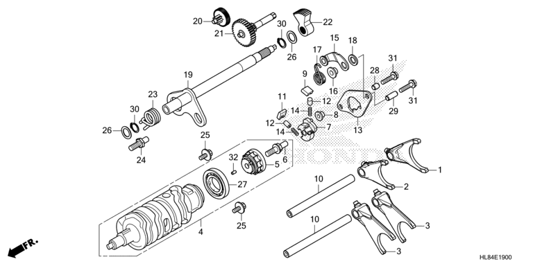 GEARSHIFT FORK (TRANSMISSION)