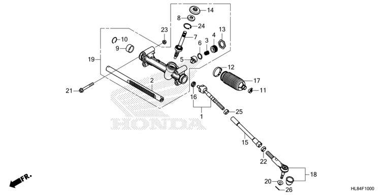 STEERING GEAR BOX/TIE ROD