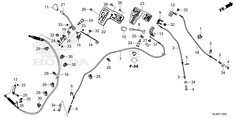 SHIFT LEVER/SELECT LEVER