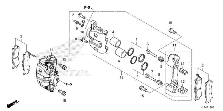FRONT BRAKE CALIPER
