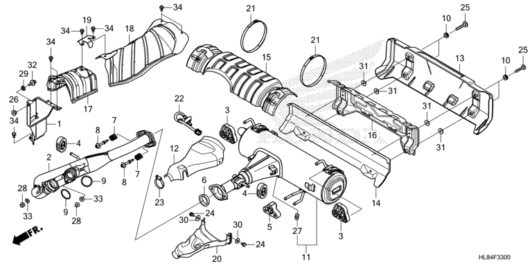 EXHAUST MUFFLER
