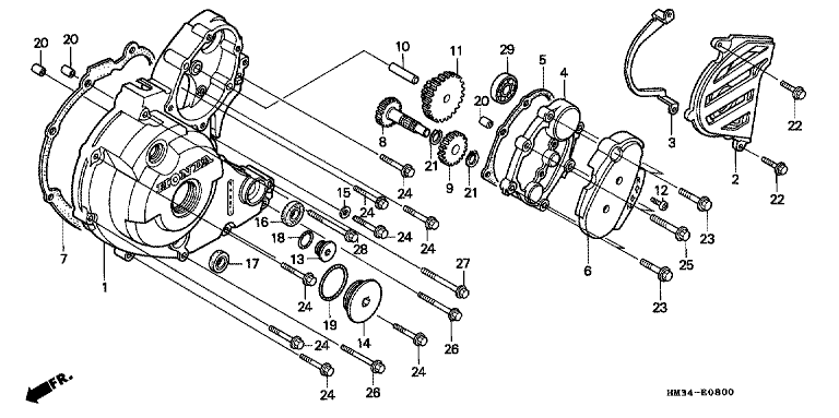 LEFT CRANKCASE COVER
