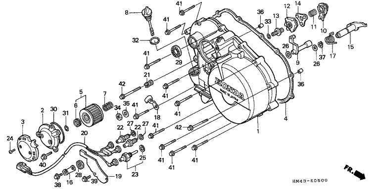 RIGHT CRANKCASE COVER