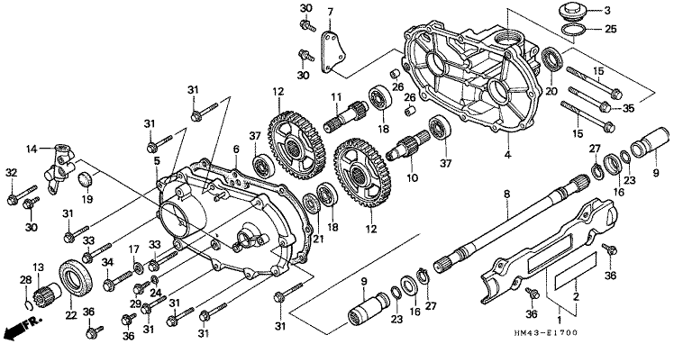 FRONT DRIVESHAFT