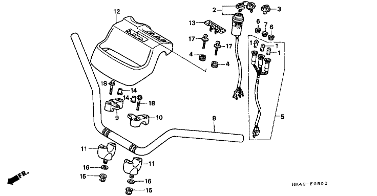 HANDLE BAR/HANDLE COVER