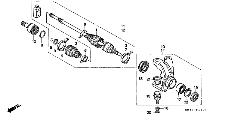 KNUCKLE (4WD)