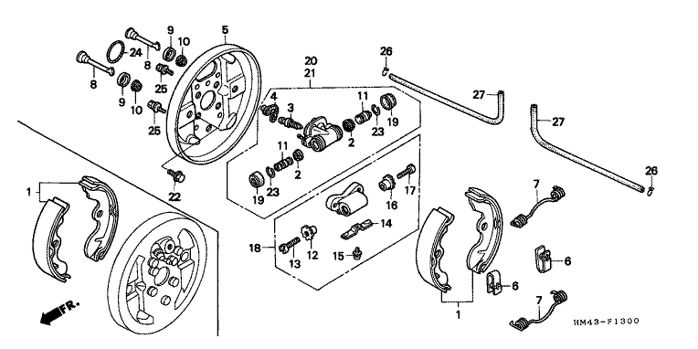 FRONT BRAKE PANEL