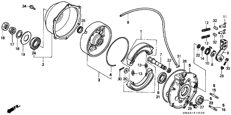 REAR BRAKE PANEL