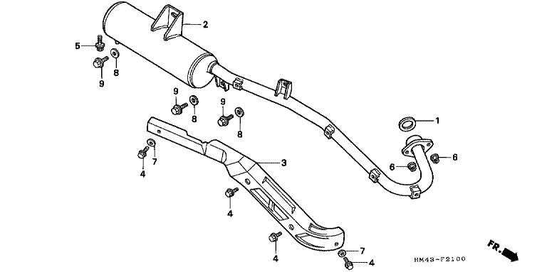 EXHAUST MUFFLER