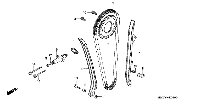 CAM CHAIN/TENSIONER