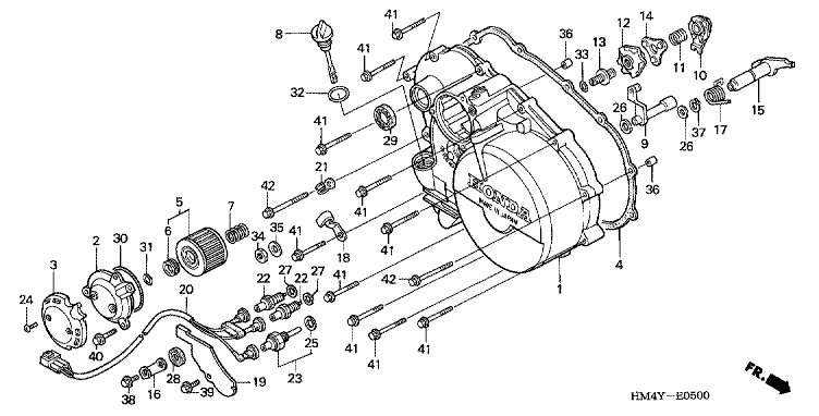 RIGHT CRANKCASE COVER