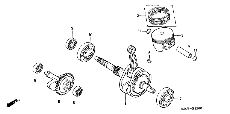 CRANKSHAFT/PISTON
