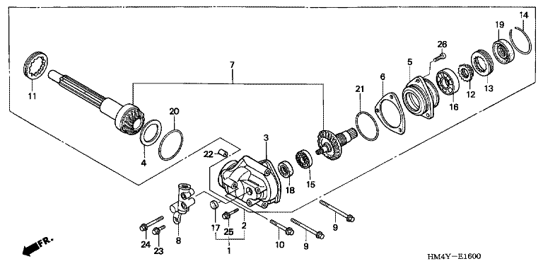 SIDE GEAR CASE