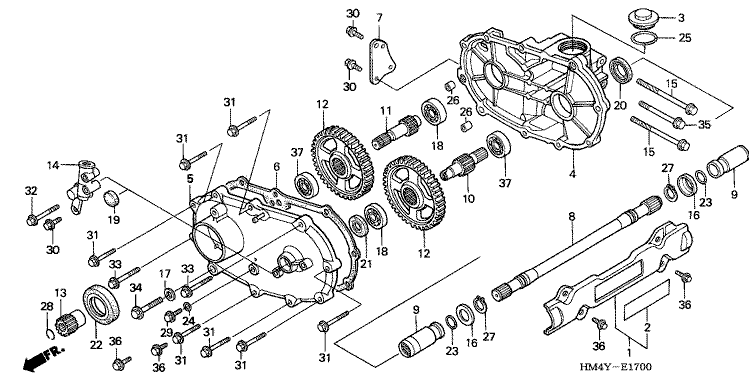 FRONT DRIVESHAFT