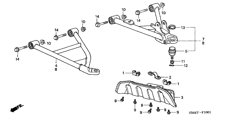 FRONT ARM/FRONT SHAFT
