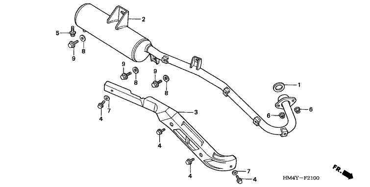 EXHAUST MUFFLER