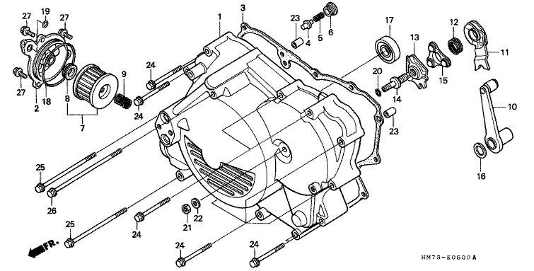 FRONT CRANKCASE COVER