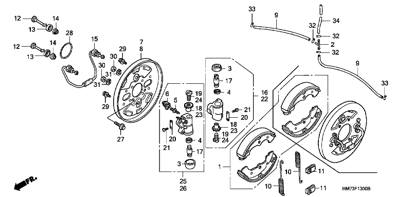 FRONT BRAKE PANEL