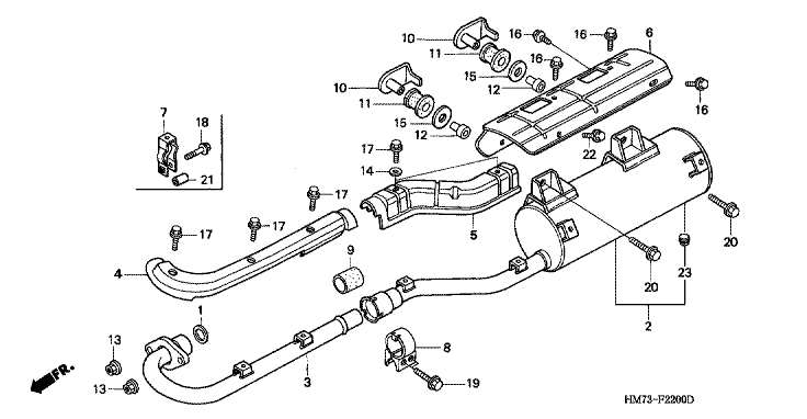 EXHAUST MUFFLER
