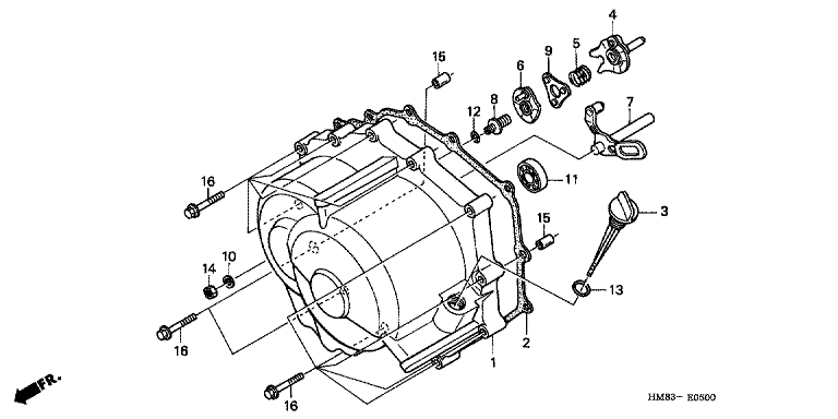 FRONT CRANKCASE COVER