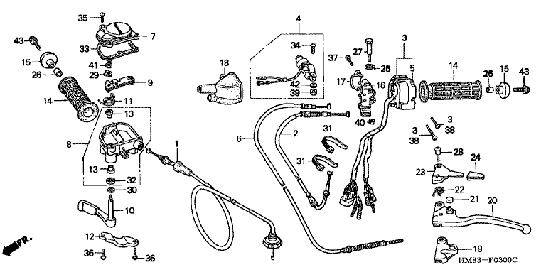 HANDLE LEVER/SWITCH/ CABLE