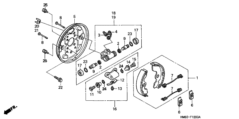 FRONT BRAKE PANEL