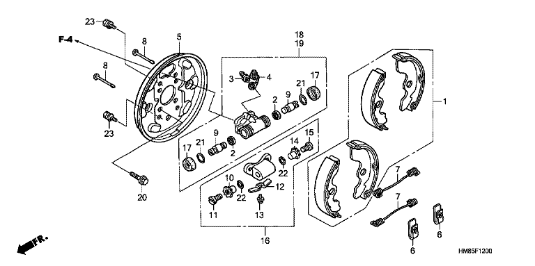 FRONT BRAKE PANEL